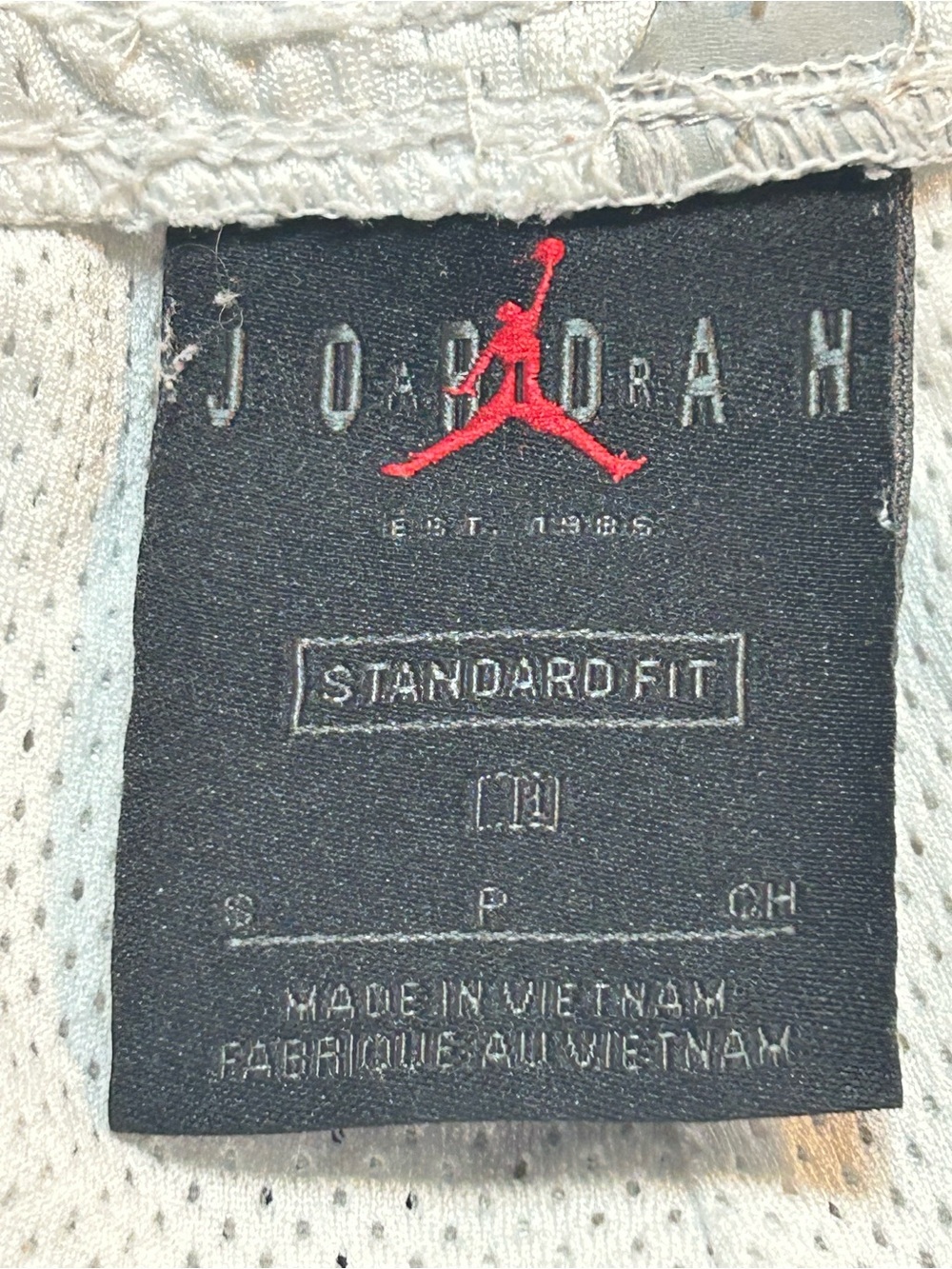 Nike Jordan Legacy AJ3 AOP Printed Mesh Checkerboard Polka Dot Shorts - Picture 6 of 7